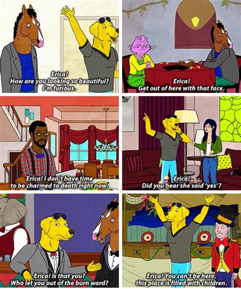 erica bojack horseman|mr peanutbutter.
